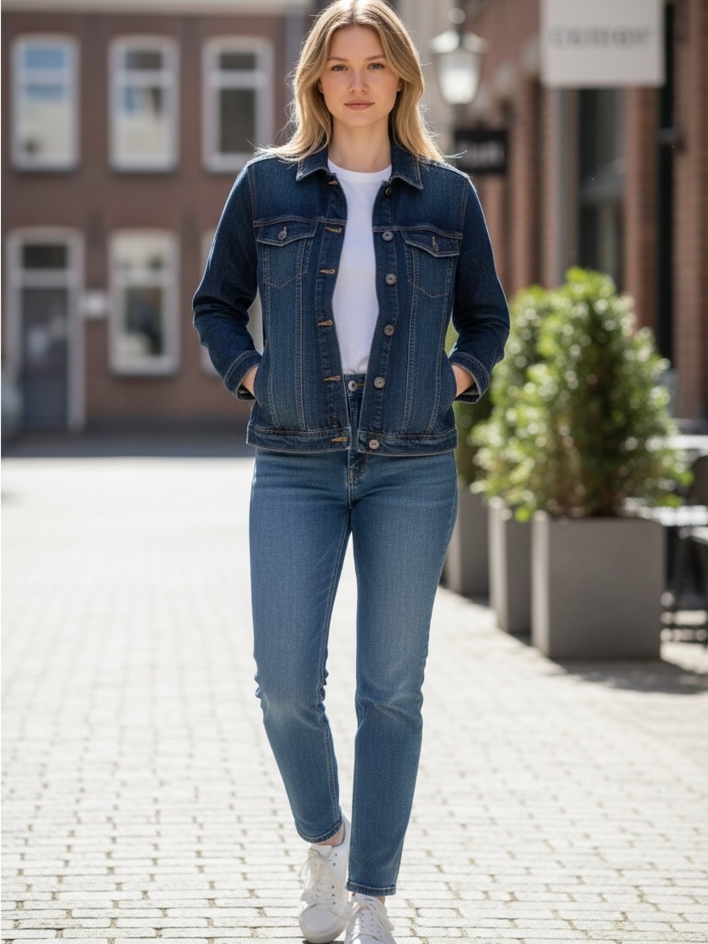 Joe Fresh Women's Blue Denim Jacket size small